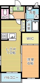 プレステージ中原東 203号室 間取り