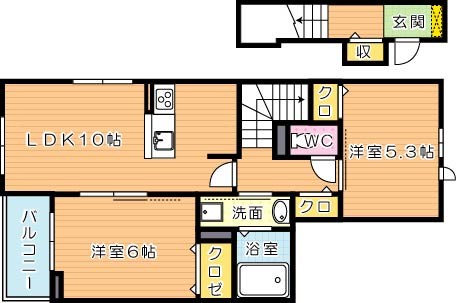 レジデンスプリュⅠ 間取り図