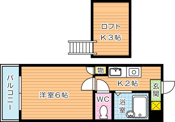 プルミエール大浦 間取り図