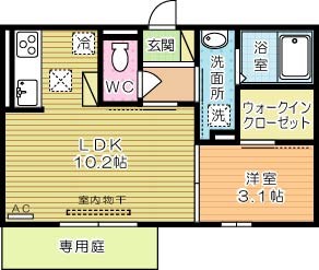 M・Ｋ・Ｋ萩崎町 105号室 間取り