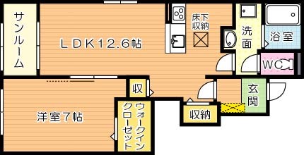 リヴェールコートⅡ 間取り図