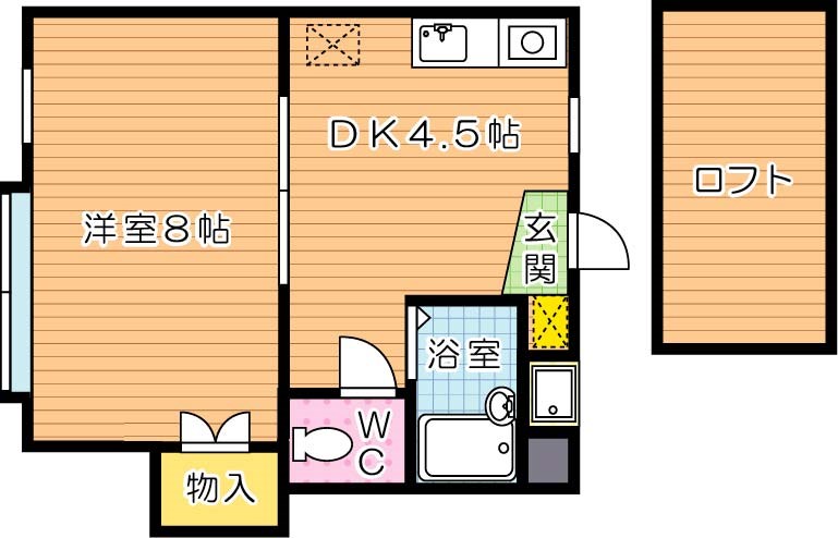 パンシオンソワニエ　B棟 間取り図