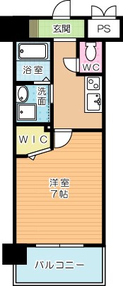 アクシオ北九州Ⅱ 605号室 間取り