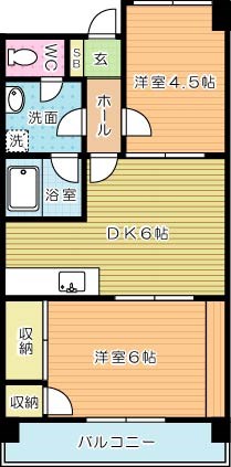 アベニュー21 間取り図