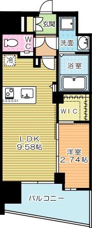 コートハウス・ピノ 901号室 間取り
