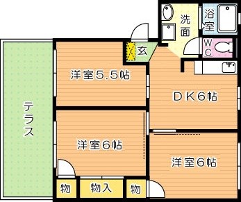 キャラメルハウス　C棟 間取り図