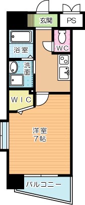 アクシオ北九州Ⅱ 401号室 間取り