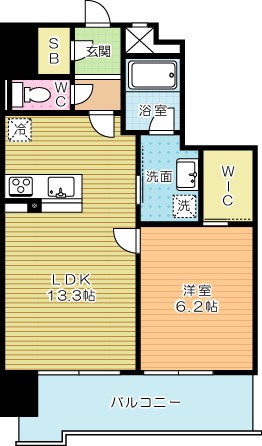 プリメイロ・パッソ 902号室 間取り
