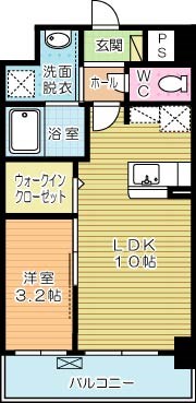 エンラージ・タワー 503号室 間取り