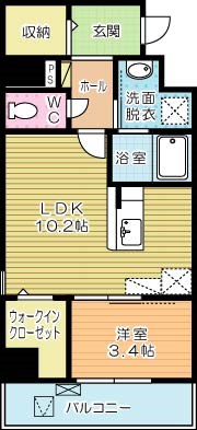 エンラージ・タワー 507号室 間取り