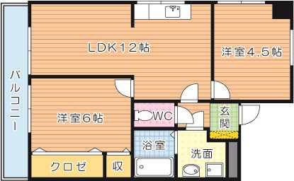 SK陣の原駅前 間取り