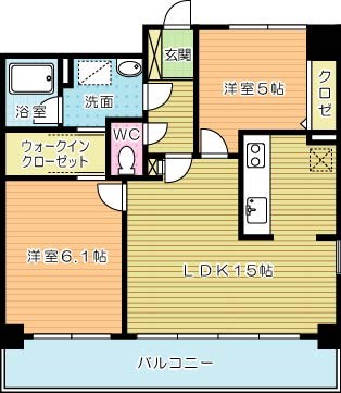 嵐山ツインビル南館 間取り図