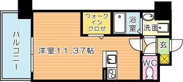 Legend113（レジェンド113） 605号室 間取り