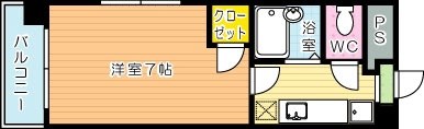 ガーデンハイツ中井 605号室 間取り
