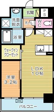 エンラージ・タワー 601号室 間取り