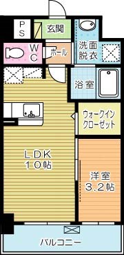 エンラージ・タワー 205号室 間取り