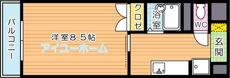 スタディハイツⅢ 206号室 間取り