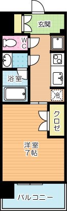 ＲＪＲプレシア西小倉駅前 間取り
