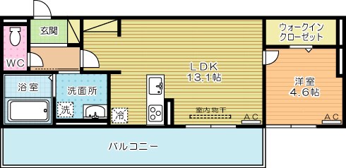 D-room中二十町 間取り