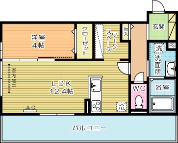 D-room　Kasumi（D-roomカスミ） 203号室 間取り