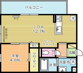 D-roomKasumi(D-roomカスミ) 205号室 間取り