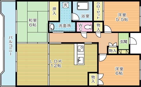 エクセレント中井 803号室 間取り