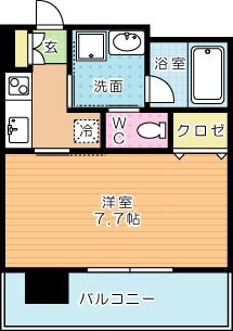 ＲＪＲプレシア西小倉駅前 1106号室 間取り