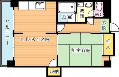 ロジュマン河越 間取り図