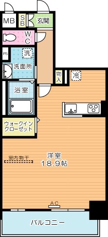 シズカビルディング白銀  501号室 間取り