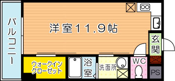 寿山ビル 311号室 間取り