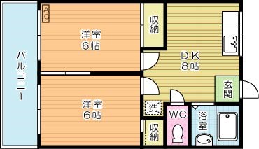 GRAND-RESIDE　PHOENIX(グランドリサイドフェニックス)  205号室 間取り