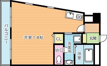 クローバージャパンビル 501号室 間取り