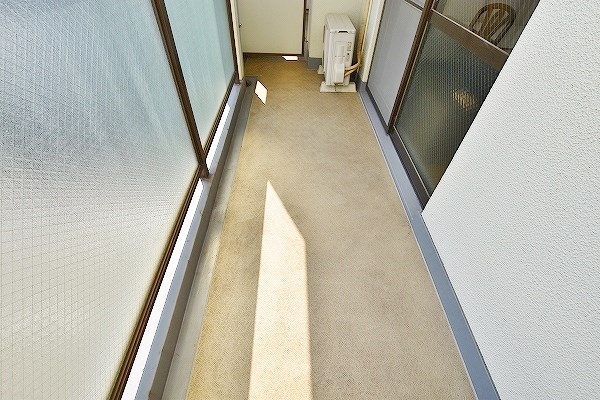 ハートピア鍛冶町 ベランダ