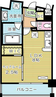 ＧＲＡＮＤ　ＧＬＡＣＥ（グラングレイス） 間取り図