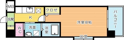 さくら館 304号室 間取り