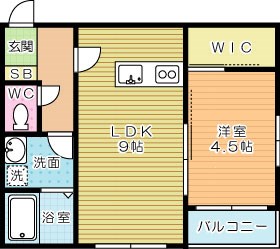 BraveBase戸畑(ブレイブベース戸畑) 102号室 間取り