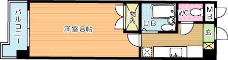 ルネッサンスＴＯＥＩもりつね   402号室 間取り