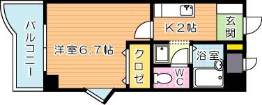 カサーレ三ヶ森 間取り図