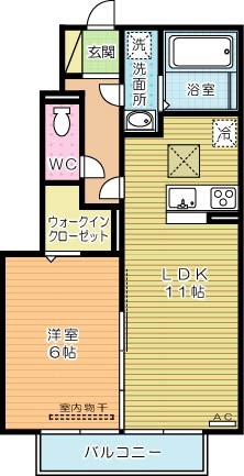 サンレトロ 101号室 間取り