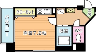 ハートピア鍛冶町 201号室 間取り