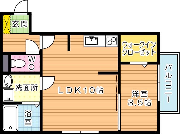 ソレイユ鳴水 間取り図