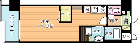 コンダクトレジデンスKONYA   502号室 間取り