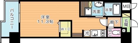 コンダクトレジデンスKONYA   703号室 間取り
