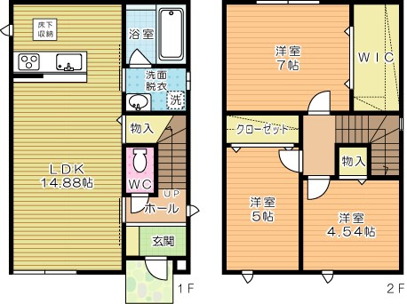 サンラプロ中吉田　 間取り