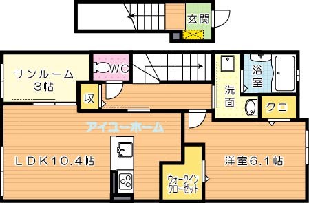 モントキアラⅠ 間取り