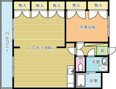 アーバンＫＮ５ 302号室 間取り