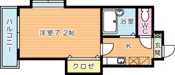 アクス敷島２１ 201号室 間取り