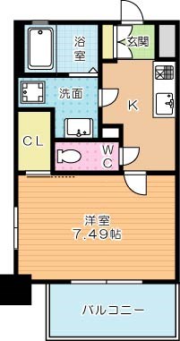 Studie 小倉離宮（スタディ小倉離宮） 610号室 間取り