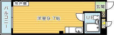 小川レジデンス２ 303号室 間取り