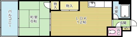 ギャラン江南 904号室 間取り